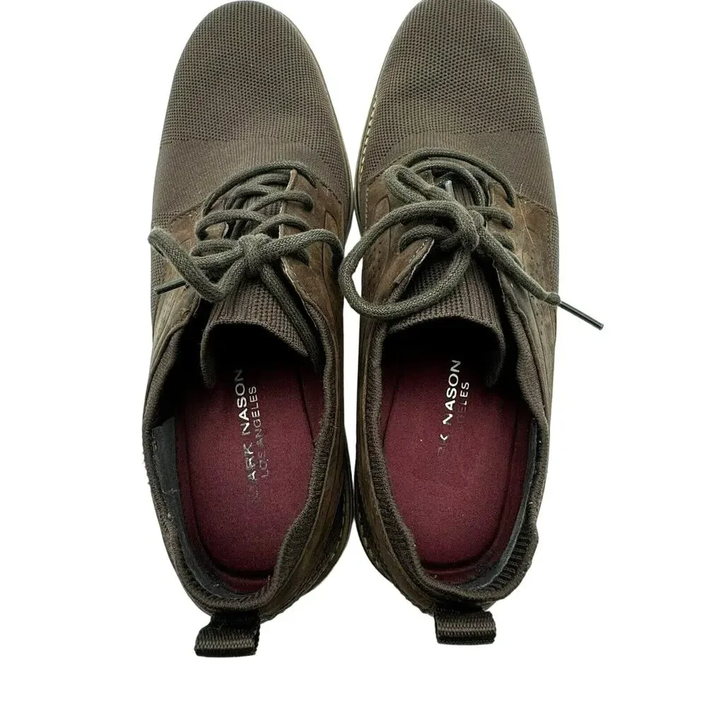 MARK NASON |‎ Men's 10.5 Oxfords Clubman Chocolate Brown Westside Loafers Shoes